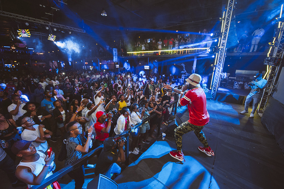 Riky Rick performs at Zone 6 during the Red Bull Music Academy Weekender in Soweto, South Africa on September 4th, 2016 // Tyrone Bradley/Red Bull Content Pool // P-20160905-00156 // Usage for editorial use only // Please go to www.redbullcontentpool.com for further information. //