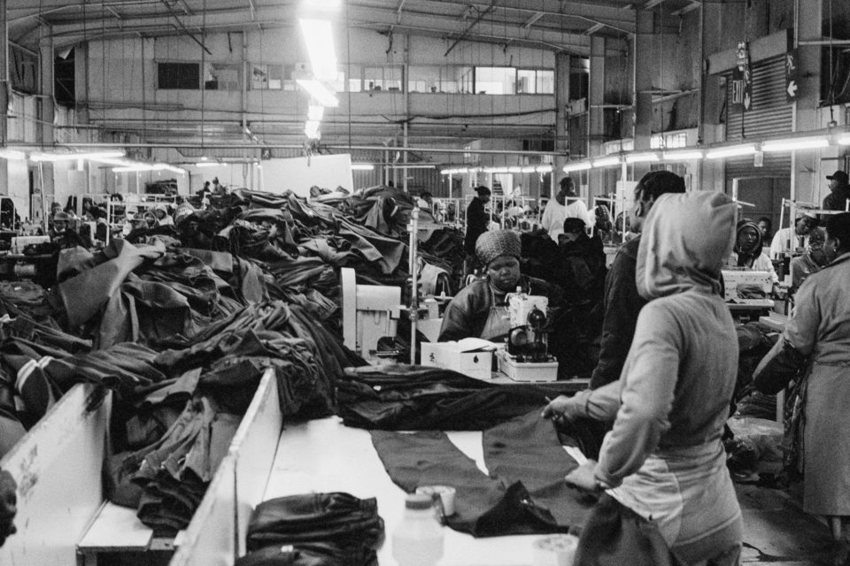  Workwear factory shopfloor, Thetsane industrial area, Maseru 